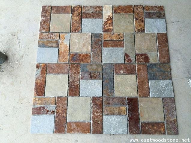 Rustic Slate mosaic 