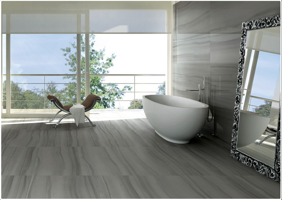 Nestos white marble flooring tiles