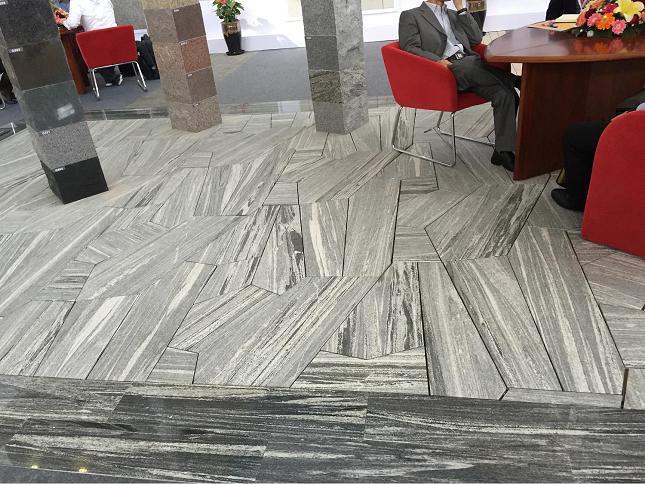 Cross Fantasy Grey granite for flooring paves